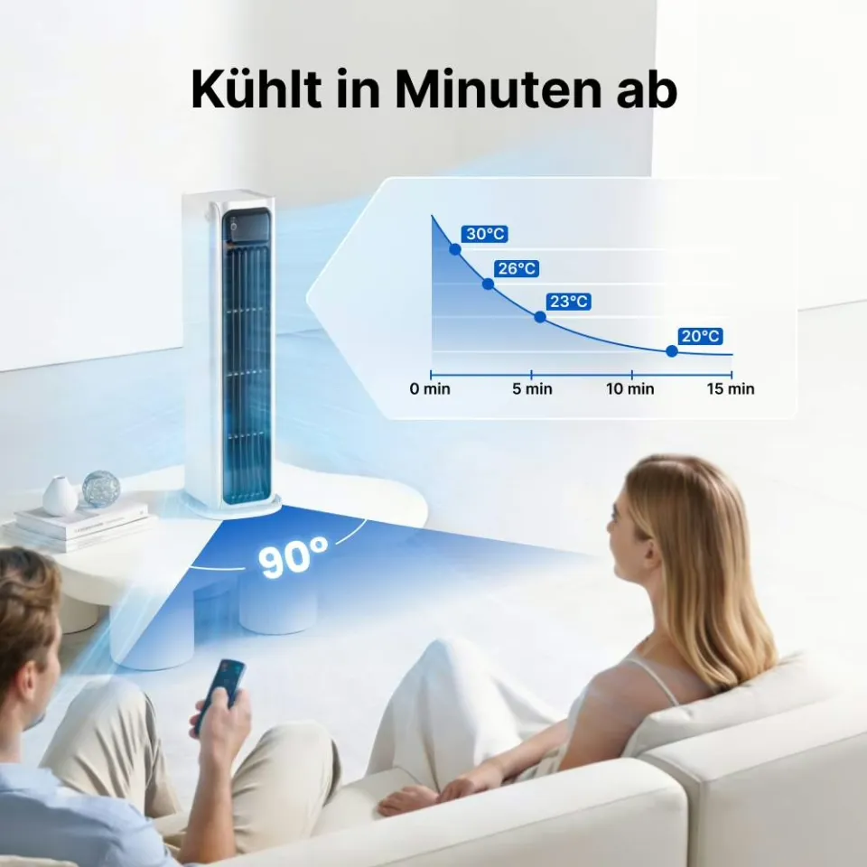 AirZuma im Einsatz — mobiler Cooler für Zuhause
